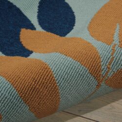 Alternative view of Nourison Caribbean CRB06 Blue Area Rug