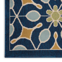 Alternative view of Nourison Caribbean CRB07 Navy Area Rug