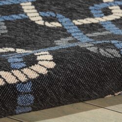 Alternative view of Nourison Caribbean CRB16 Charcoal Area Rug