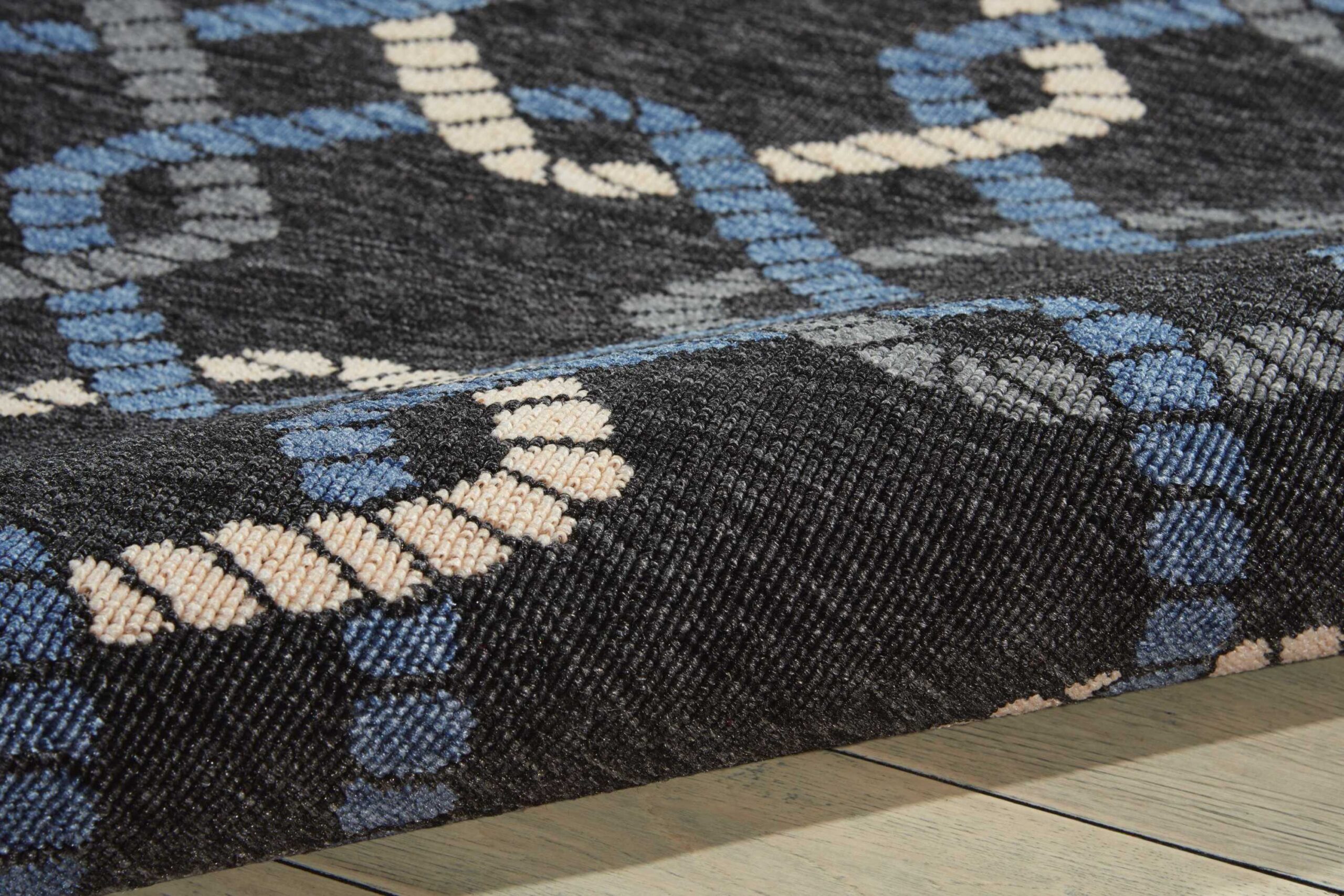 Nourison Caribbean CRB16 Charcoal Area Rug - Image 2