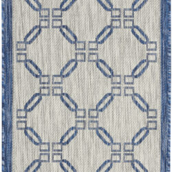 Nourison Country Side CTR02 Ivory Blue Area Rug