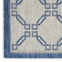 Alternative view of Nourison Country Side CTR02 Ivory Blue Area Rug
