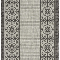 Nourison Country Side CTR03 Ivory/Charcoal Area Rug