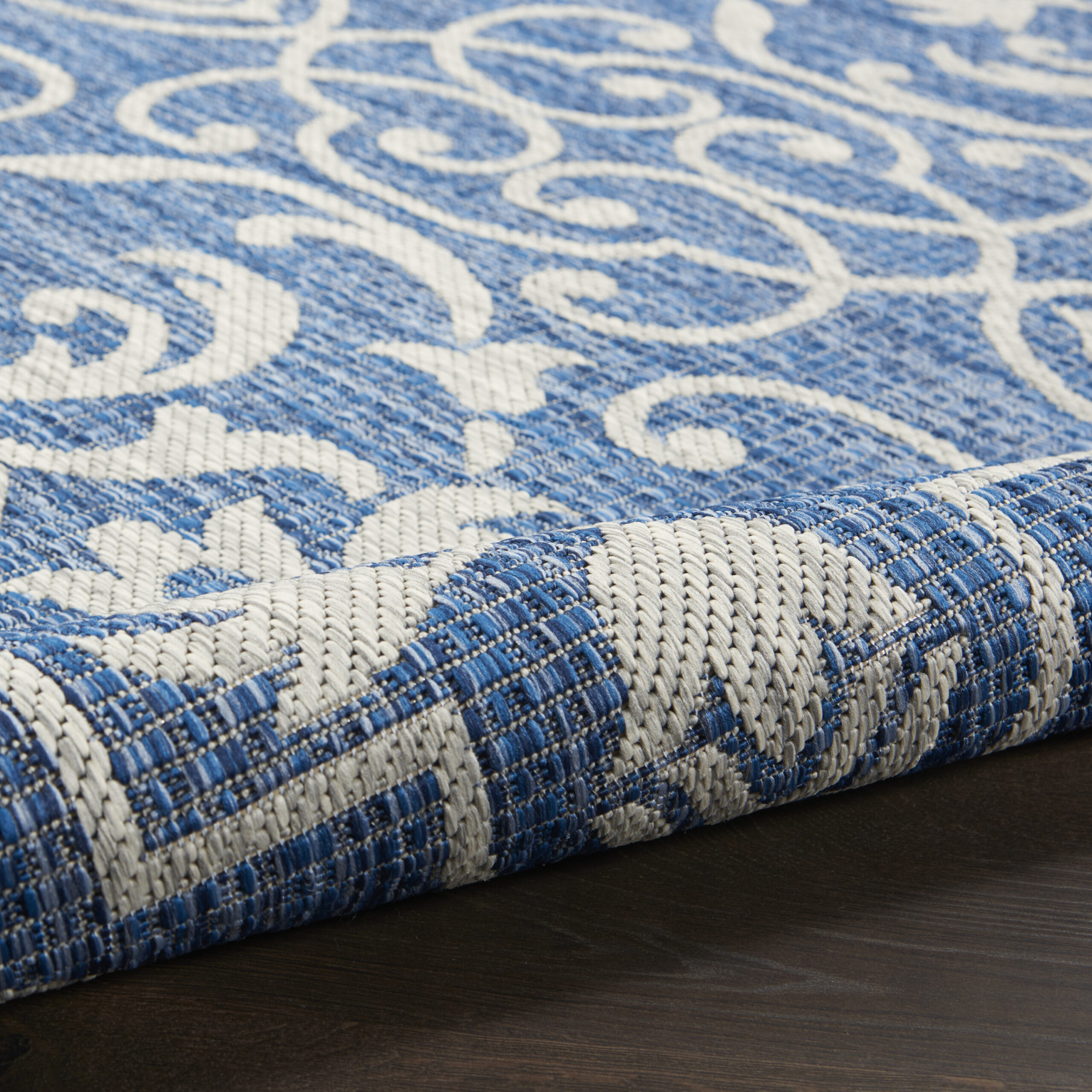 Nourison Country Side CTR04 Denim Area Rug - Image 3