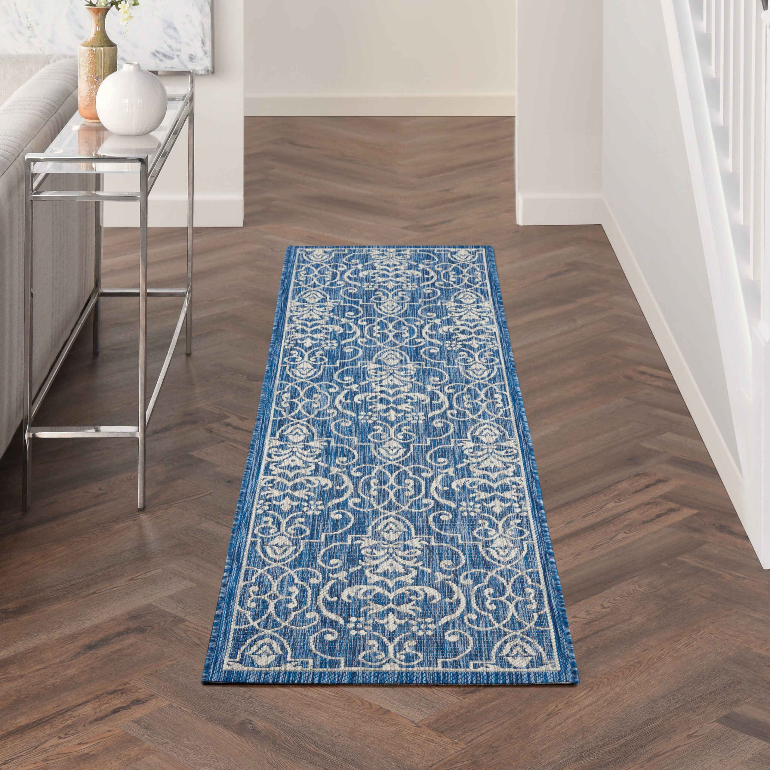 Nourison Country Side CTR04 Denim Area Rug - Image 5