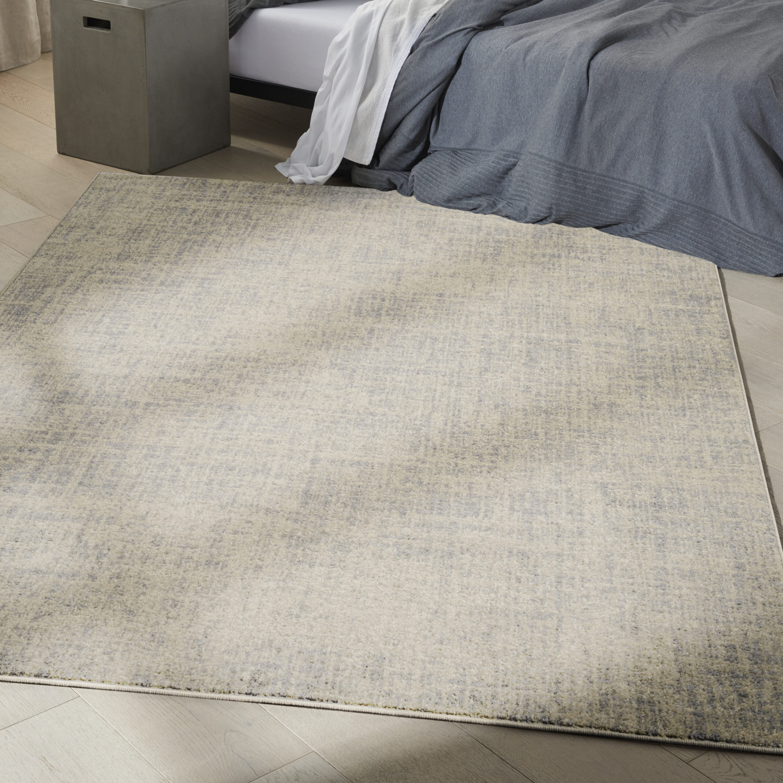 Calvin Klein CK030 Currents CUR01 Beige Grey Area Rug - Image 5