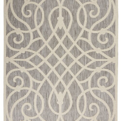 Nourison Cozumel CZM04 Grey Area Rug
