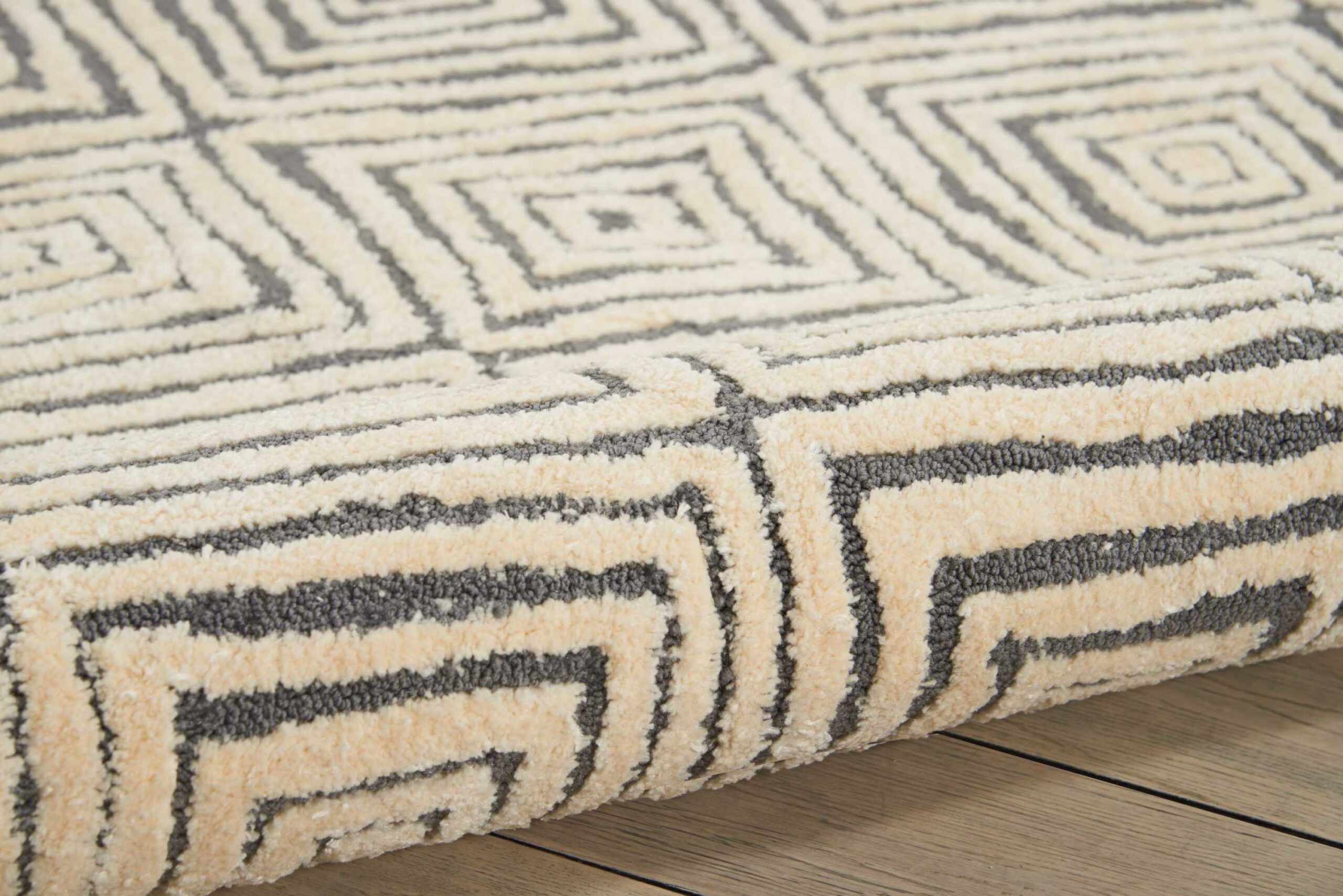Nourison Deco Mod DEC01 Grey Ivory Area Rug - Image 2