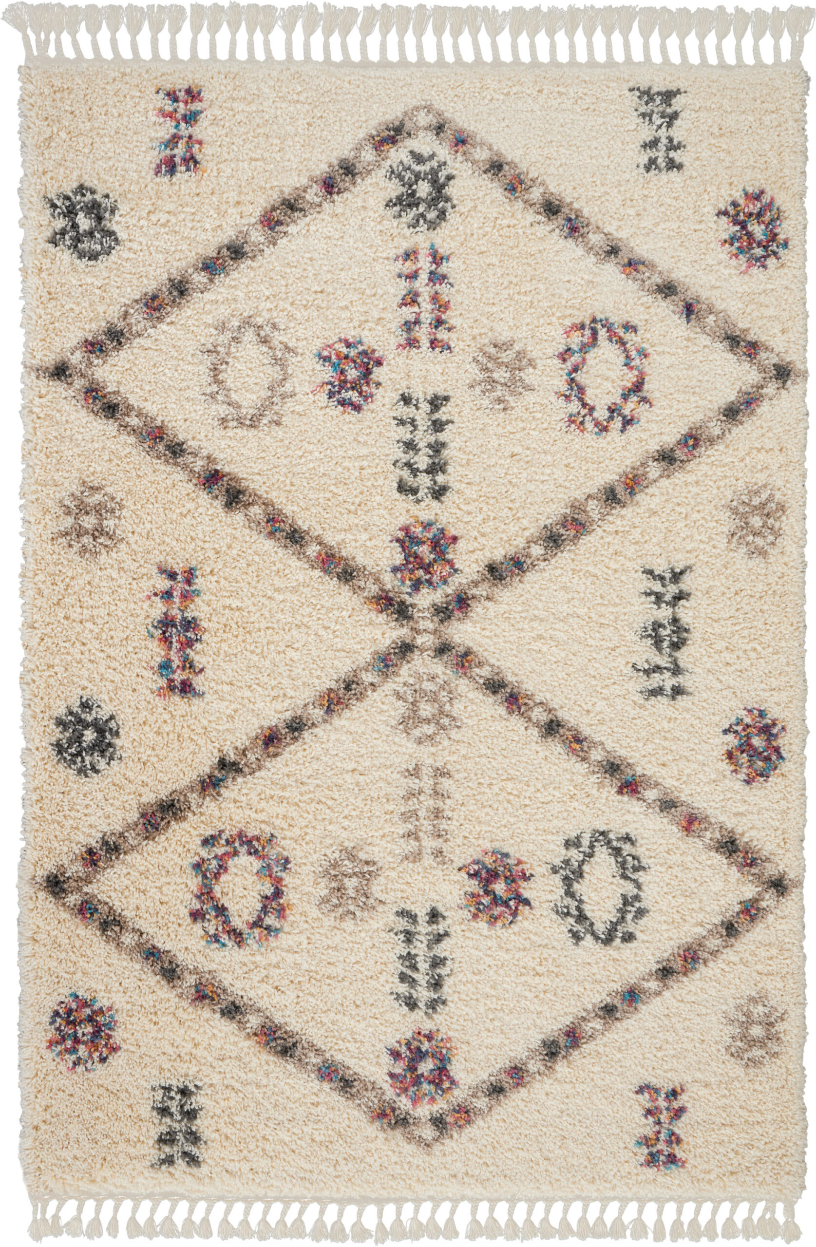 Nourison Denmark Shag DNK01 Ivory Area Rug