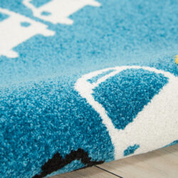 Alternative view of Nourison Miles DS200 Blue Area Rug