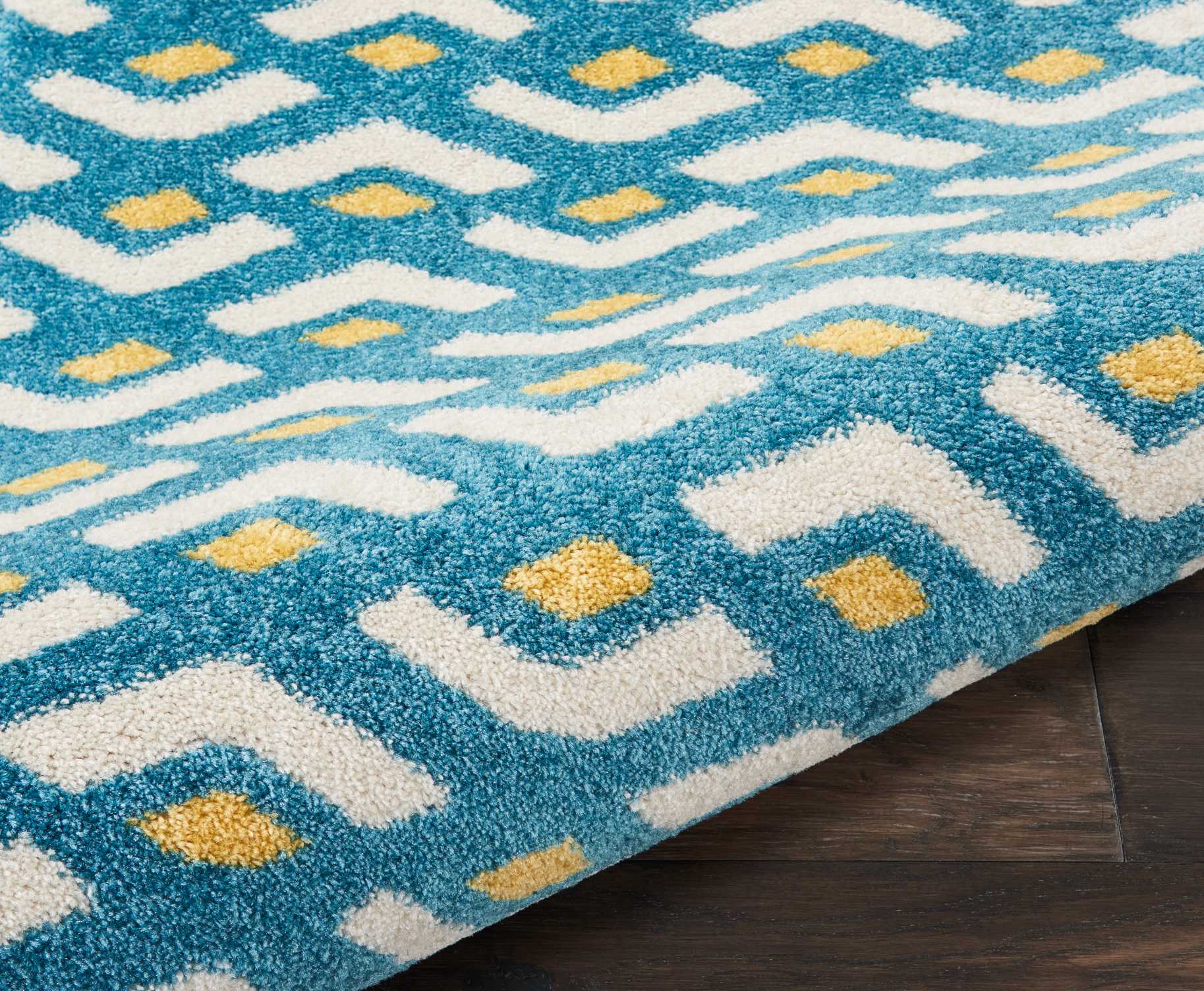 Nourison Harper DS300 Blue Area Rug - Image 2