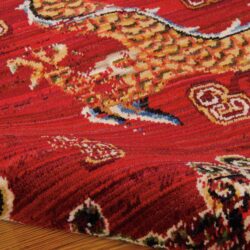 Alternative view of Barclay Butera Dynasty DYN04 Oxblood Area Rug