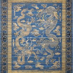 Barclay Butera Dynasty DYN06 Azure Blue Area Rug