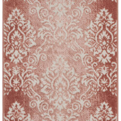 Nourison Elation ETN03 Brick Ivory Area Rug