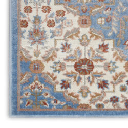 Alternative view of Nourison Elation ETN08 Ivory Blue Area Rug