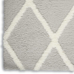 Alternative view of Nourison Feather Soft FEA01 Grey Ivory Area Rug
