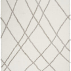 Nourison Feather Soft FEA02 Ivory Grey Area Rug