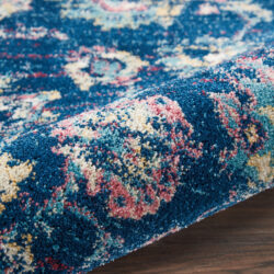 Alternative view of Nourison Fusion FSS15 Navy Pink Area Rug