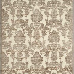 Nourison Graphic Illusions GIL03 Ivory Latte Area Rug