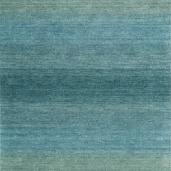 Calvin Klein Linear Glow GLO01 Aqua Area Rug