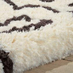 Alternative view of Nourison Galway GLW03 Ivory/Chocolate Area Rug