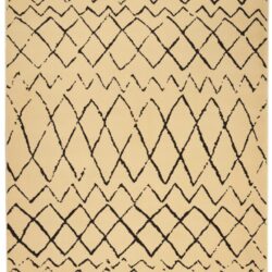 Nourison Grafix GRF04 Cream Black Area Rug