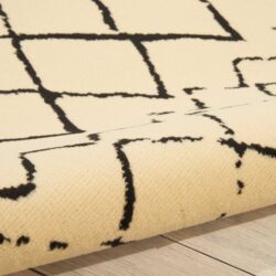 Alternative view of Nourison Grafix GRF04 Cream Black Area Rug
