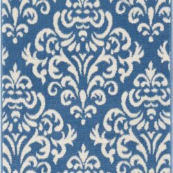 Nourison Grafix GRF06 Blue Area Rug