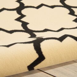 Alternative view of Nourison Grafix GRF08 Cream Black Area Rug