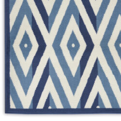 Alternative view of Nourison Grafix GRF18 White Blue Area Rug