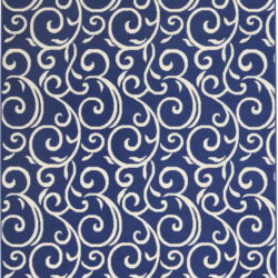 Nourison Grafix GRF19 Navy Area Rug