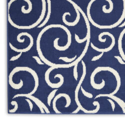 Alternative view of Nourison Grafix GRF19 Navy Area Rug