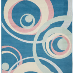 Nourison Grafix GRF21 Blue Multicolor Area Rug