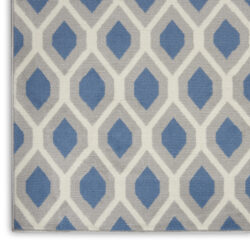 Alternative view of Nourison Grafix GRF22 Blue Area Rug