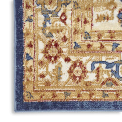Alternative view of Nourison Grafix GRF43 Navy Gold Area Rug