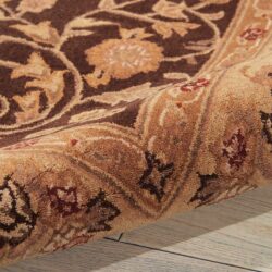 Alternative view of Nourison Heritage Hall HE05 Brown Area Rug