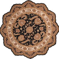 Nourison Heritage Hall HE19 Black Area Rug