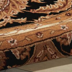 Alternative view of Nourison Heritage Hall HE19 Black Area Rug