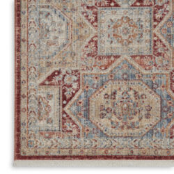 Alternative view of Nourison Homestead HMS02 Blue Brick Area Rug
