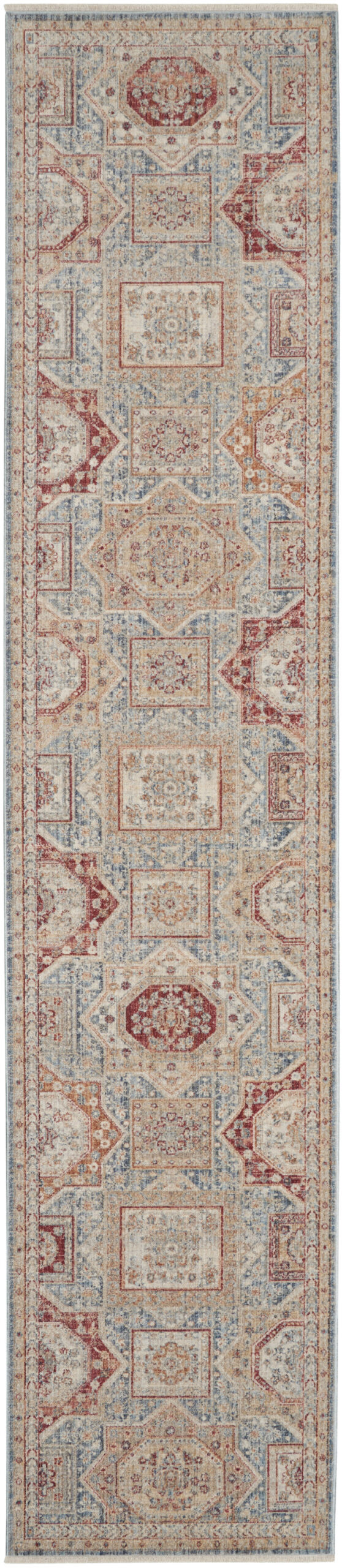 Nourison Homestead HMS02 Blue Multicolor Area Rug