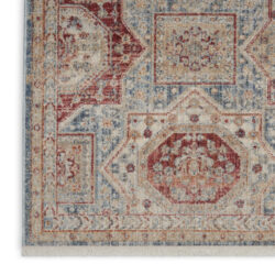 Alternative view of Nourison Homestead HMS02 Blue Multicolor Area Rug