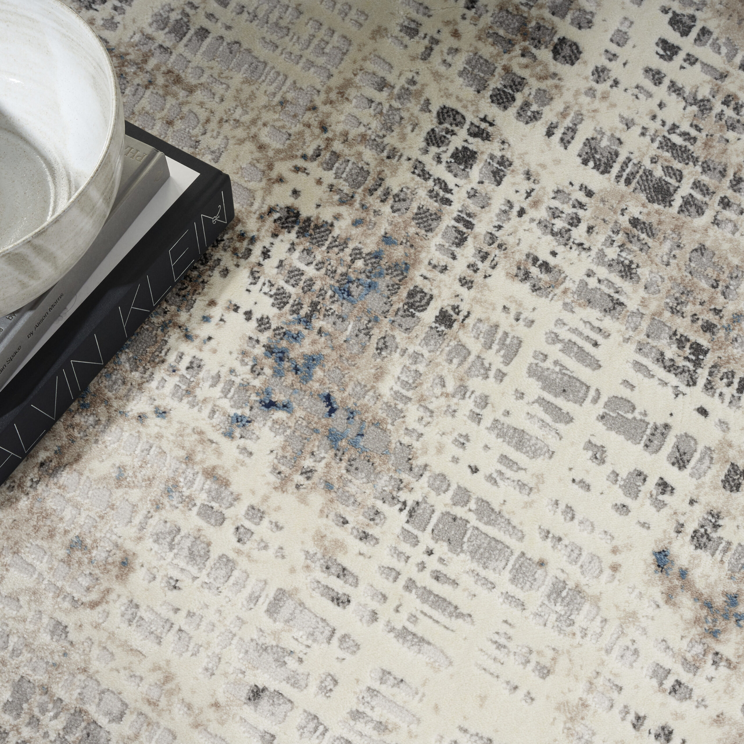 Calvin Klein CK022 Infinity IFN01 Blue Multicolor Area Rug - Image 6