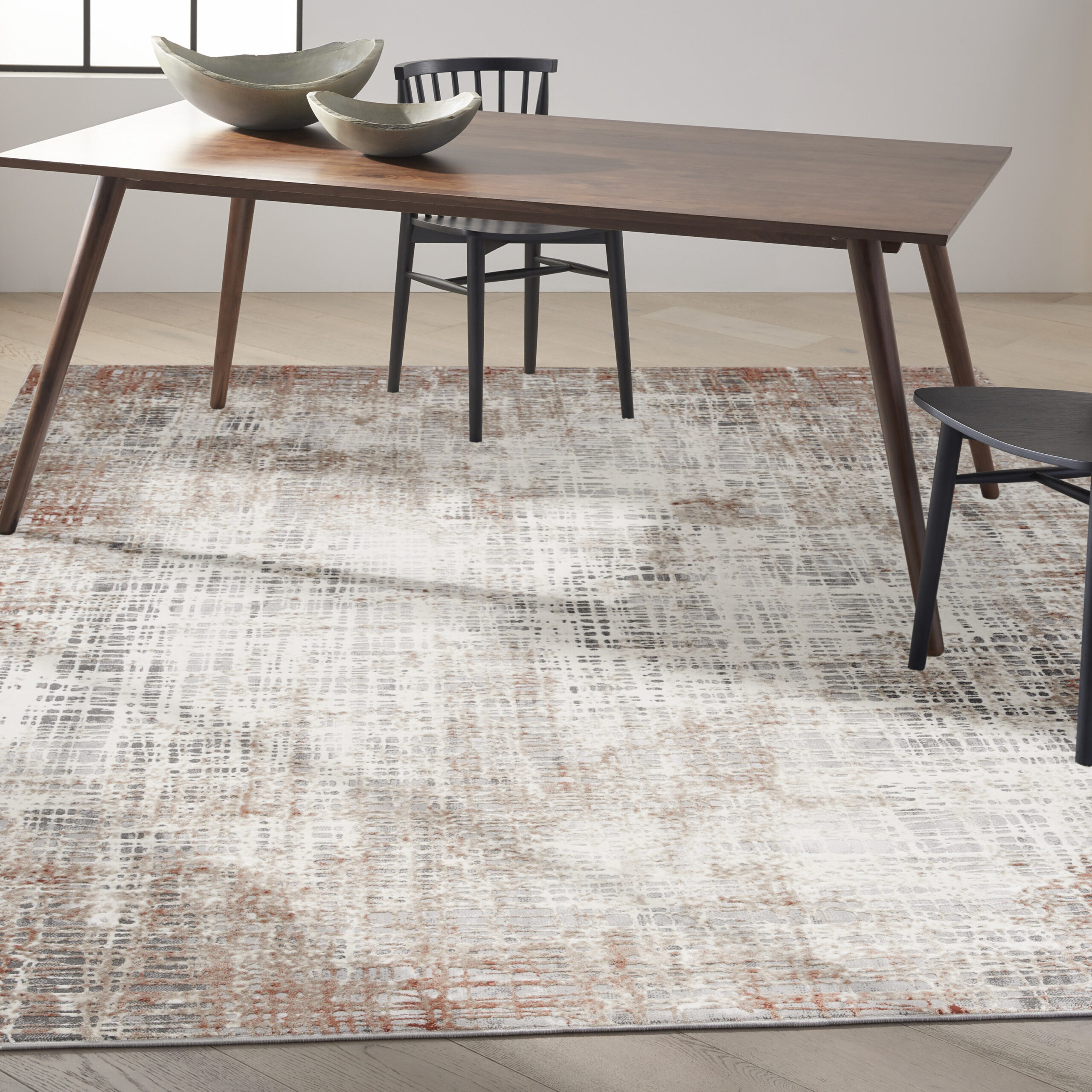 Calvin Klein CK022 Infinity IFN01 Rust Multicolor Area Rug - Image 5