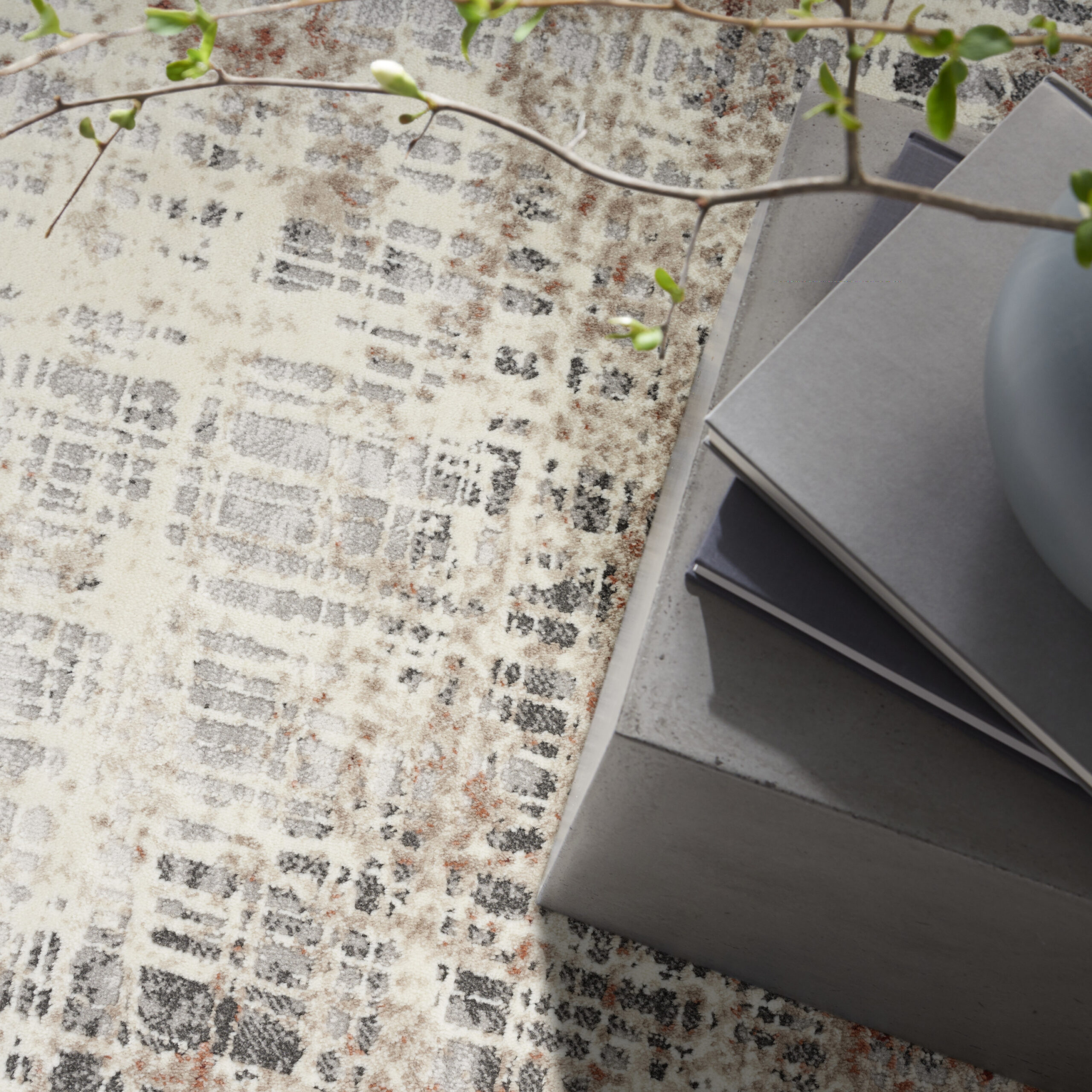 Calvin Klein CK022 Infinity IFN01 Rust Multicolor Area Rug - Image 6