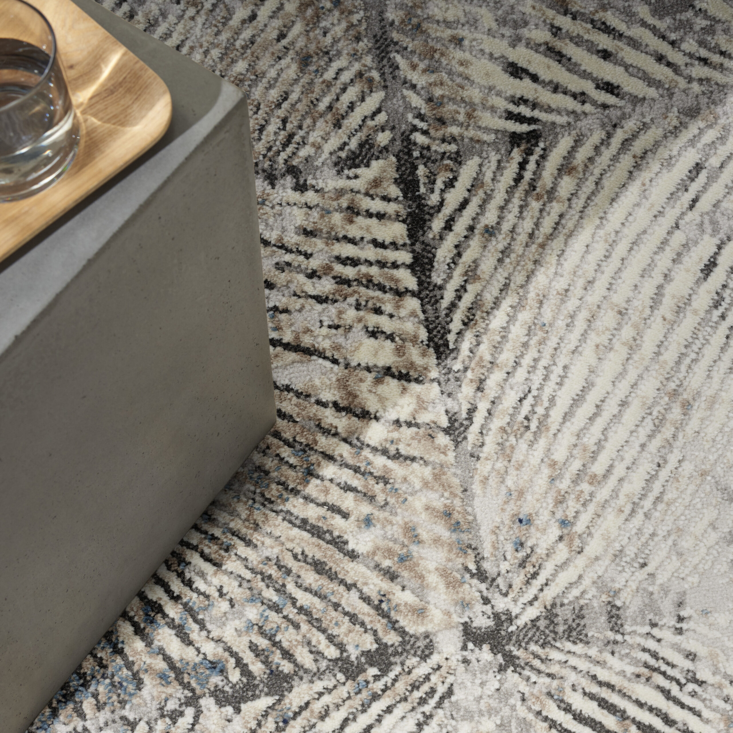 Calvin Klein CK022 Infinity IFN03 Ivory Grey Area Rug - Image 6