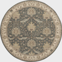 Nourison India House IH75 Charcoal Ivory Area Rug