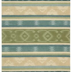 Nourison India House IH84 Blue Green Area Rug