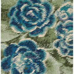 Nourison Impressionist IMPR1 Green Blue Area Rug