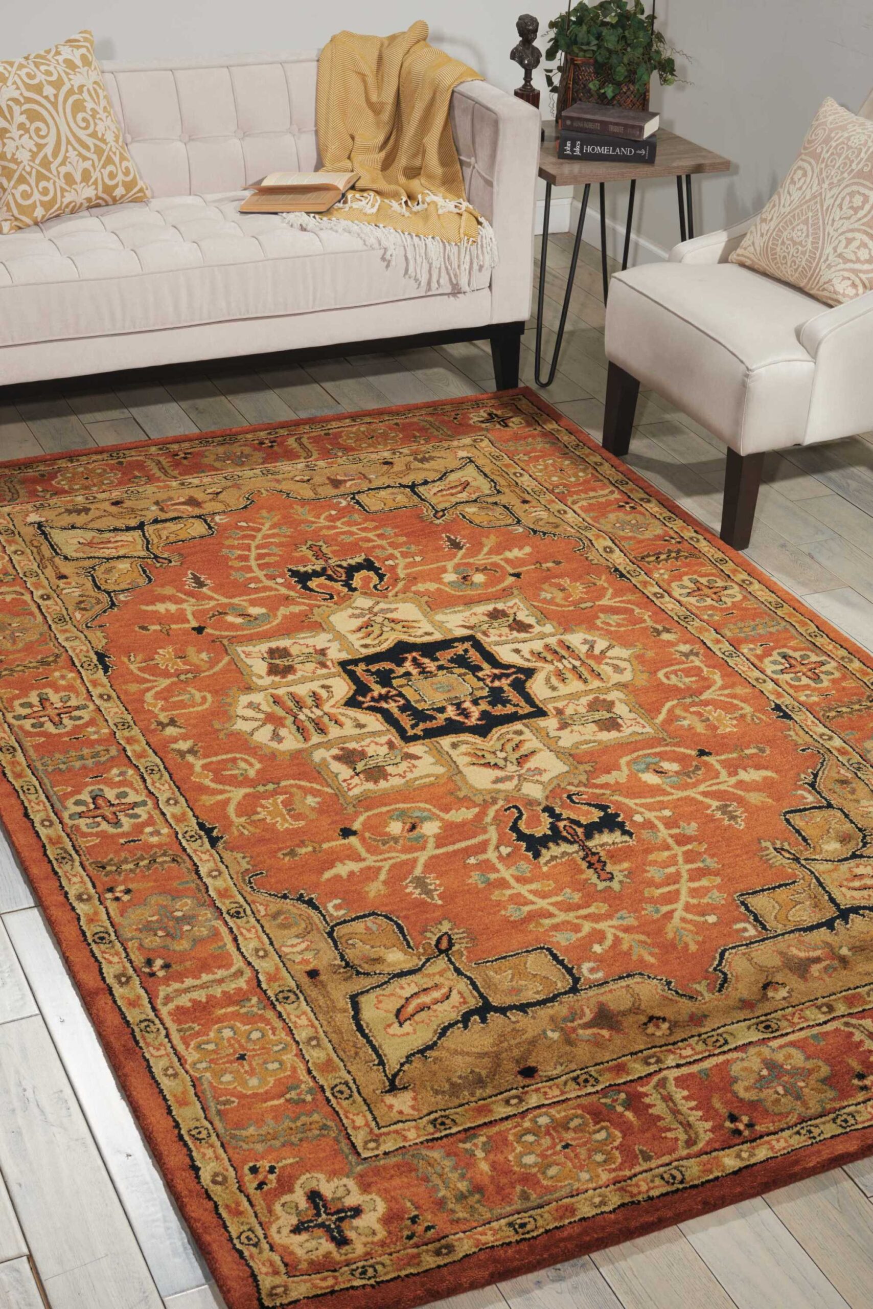 Nourison Jaipur JA33 Brick Area Rug - Image 3