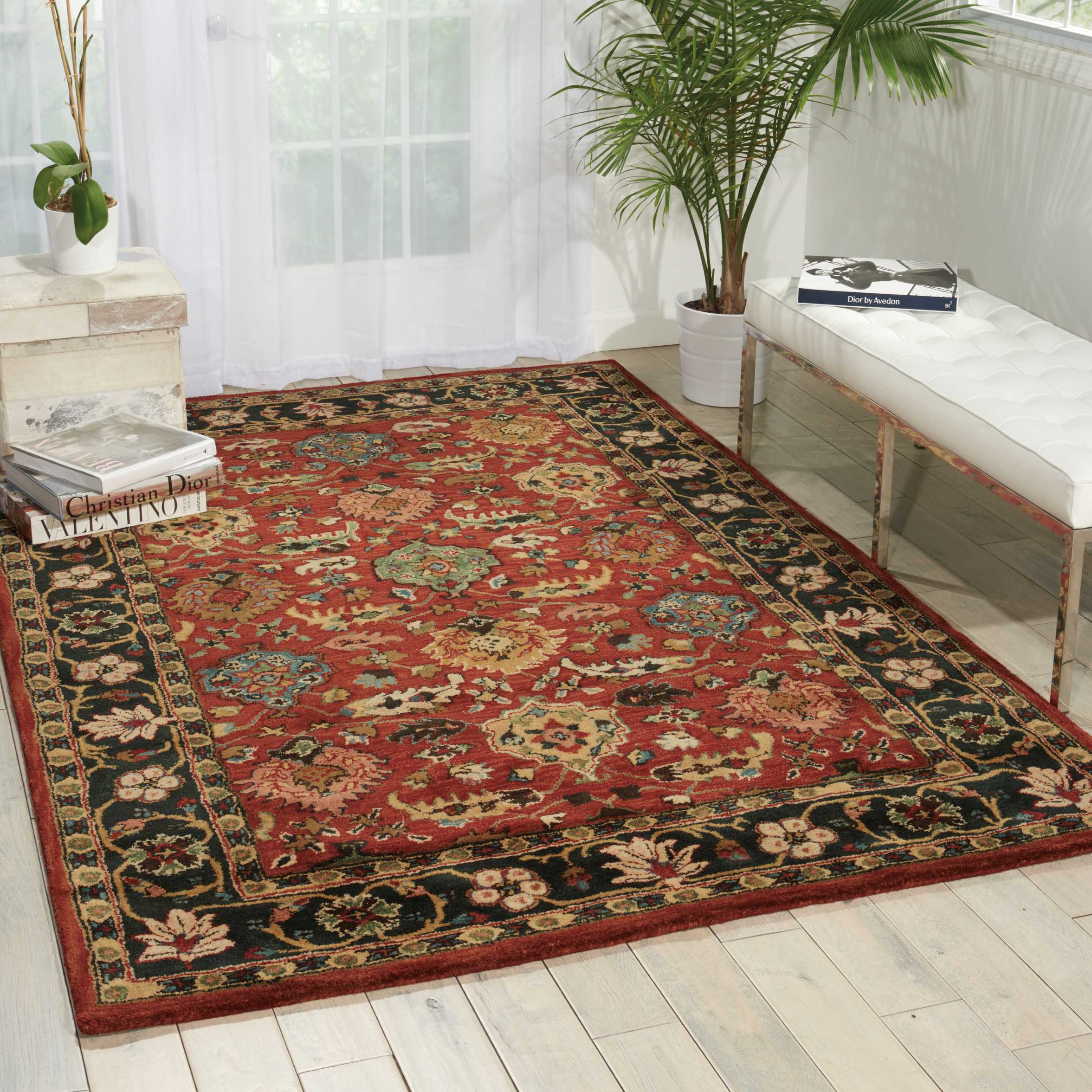 Nourison Jaipur JA35 Brick Area Rug - Image 3